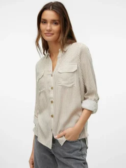 Bumpy Skjorte, Silver Mink, S