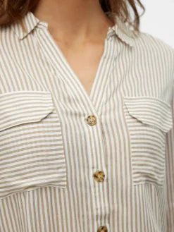 Bumpy Skjorte, Silver Mink, S