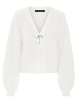 Caia Bow Cardigan, Snow White, L