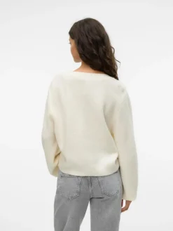 Caia Bow Cardigan, Snow White, L