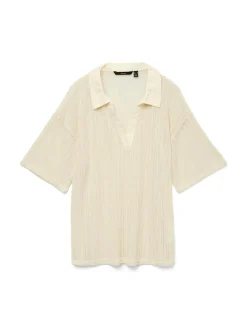 Cailey Strikbluse, Birch, L