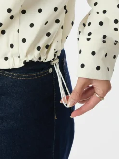 Callisa Dot Jakke, White, 34