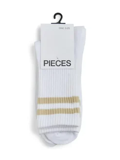 Cally Strømper, Bright White/Silver Mink, One size