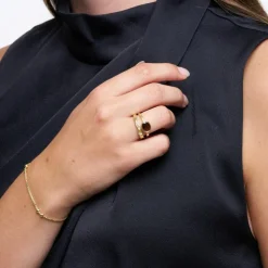 Camille Armbånd, Gold Plated, 16 cm