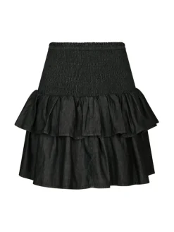 Carin Denim Nederdel, Black, 38