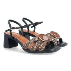 Carmen Højhælede Sandaler, Black, 39