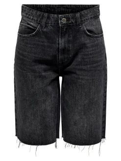 Caro Højtaljede Shorts, Washed Black, S