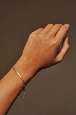 Caroline Armbånd, Guld, 15,5+2 cm