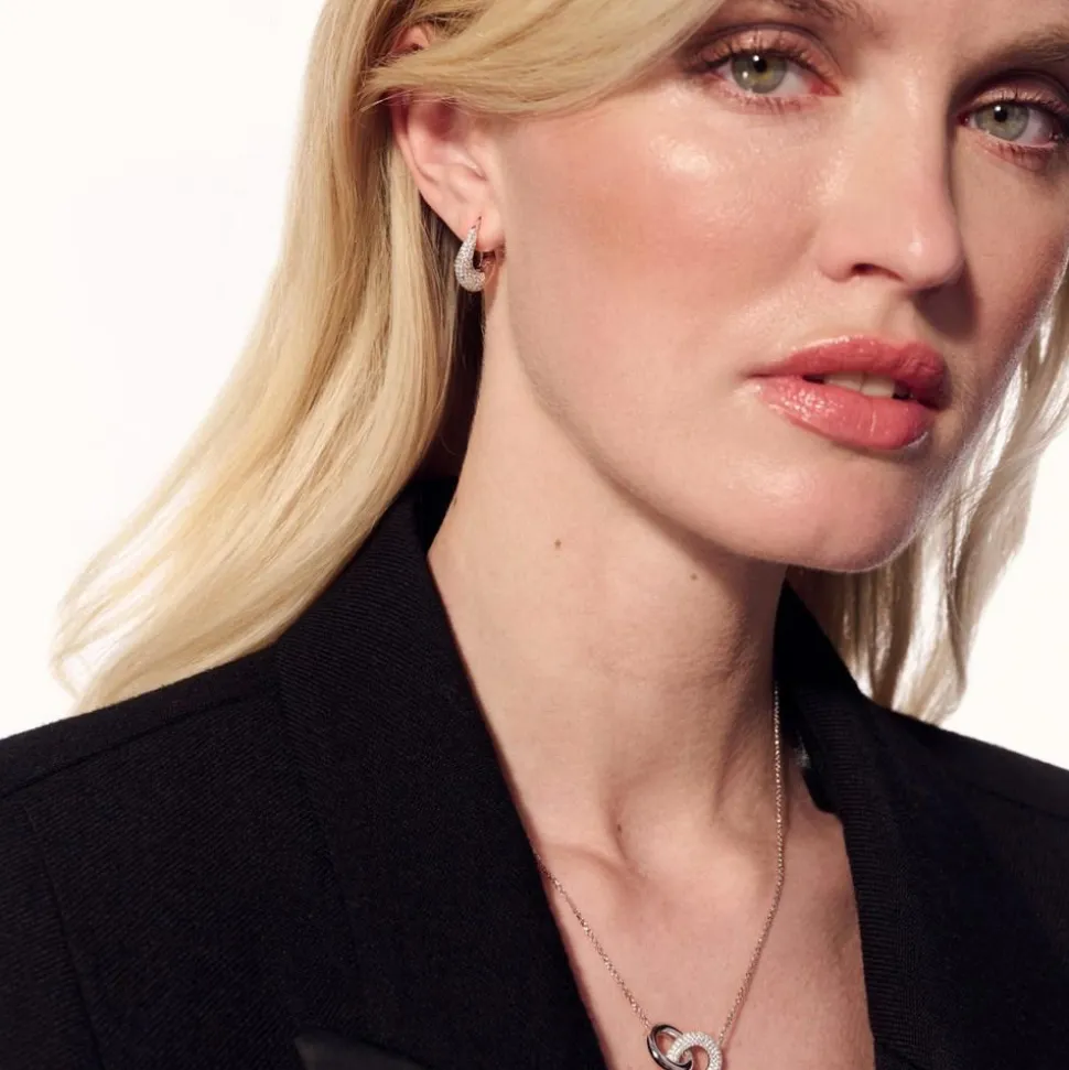 Carrara Due Piccolo Halskæde, Silver, 45 cm