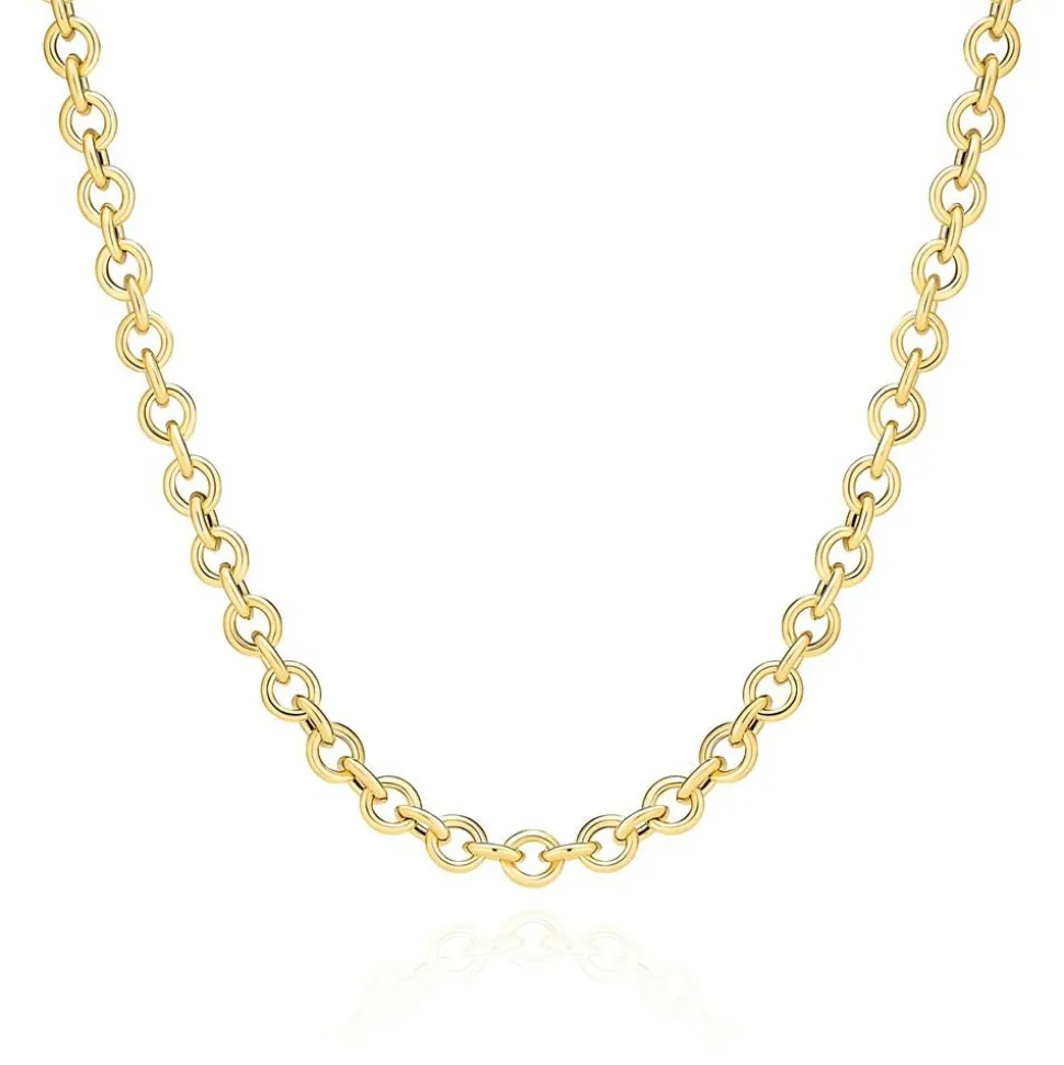 Carrara Halskæde, Gold Plated, 45 cm