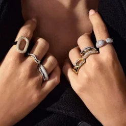 Carrara Ring, Silver, 56