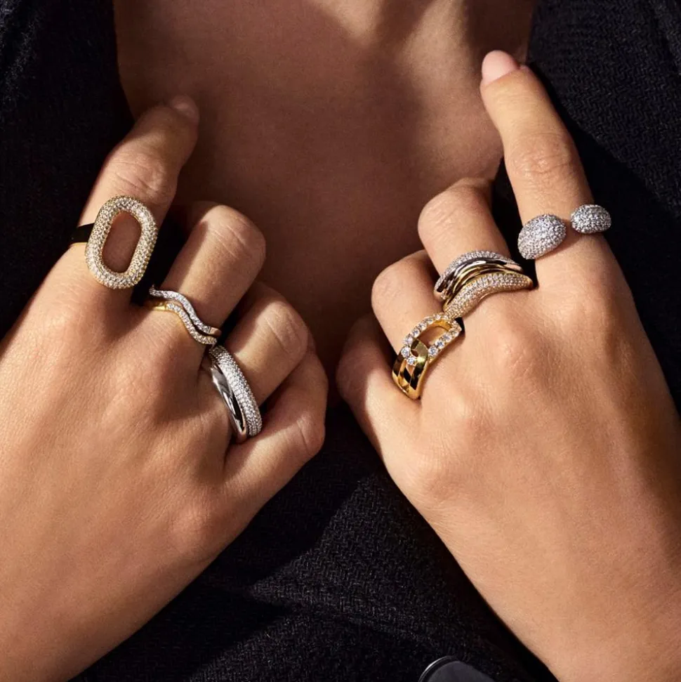 Carrara Ring, Silver, 56