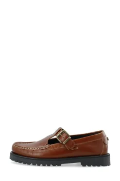 CASLena Mary Jane Bistrol Sko, Cognac, 39