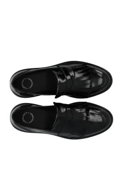 CASLola Fringe Loafers, Black/Black, 42