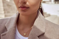 Cassandra Halskæde, Gold Plated/Labradorit, 40,5+3 cm