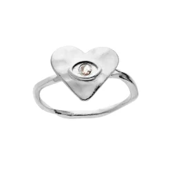 Cassia Ring, Silver, 57