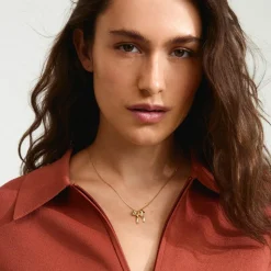 Cassian Halskæde, Gold Plated, 40+9 cm