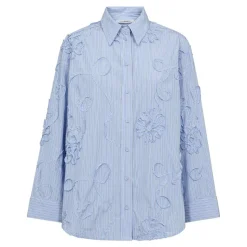 CavierCC Avy Stripe Skjorte, Pale Blue, M