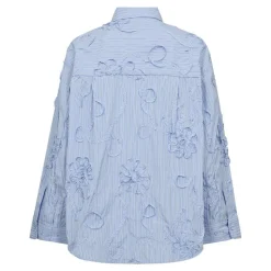 CavierCC Avy Stripe Skjorte, Pale Blue, M