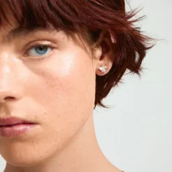 Charmine Øreringe, Silver Plated