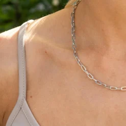 Charms Halskæde, Silver Plated, 45 cm