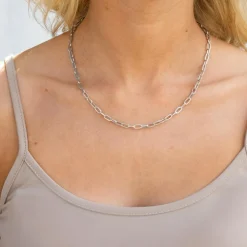 Charms Halskæde, Silver Plated, 45 cm