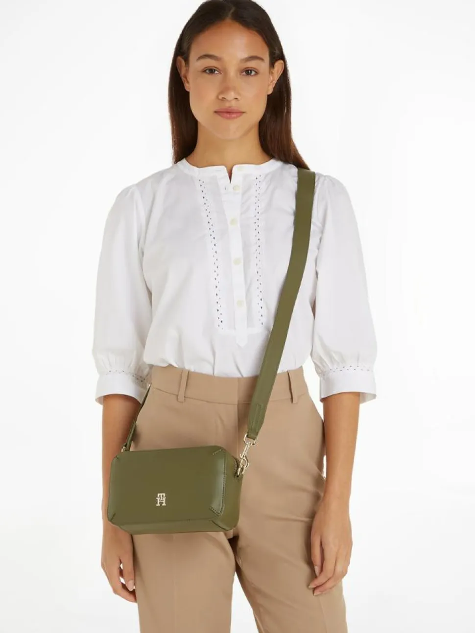 Chic Camera Crossover Taske, Utility Olive