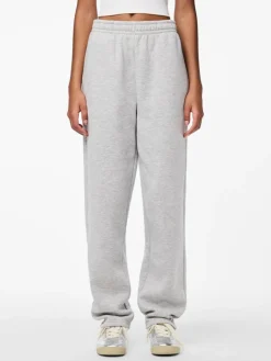 Chilli Straight Sweatpants, Light Grey Melange, L