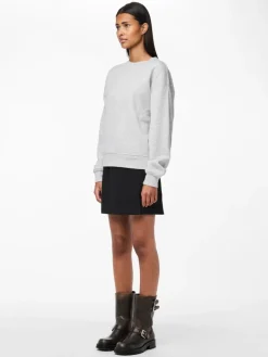 Chilli Sweatshirt, Light Grey Melange, M