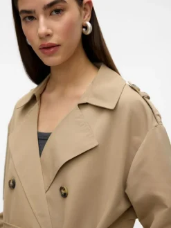 Chloe Trenchcoat, Silver Mink, XL