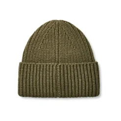 Chunky Rib Beanie, Burnt Olive