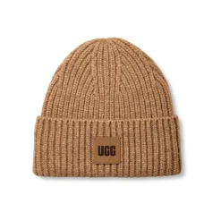 Chunky Rib Beanie, Camel