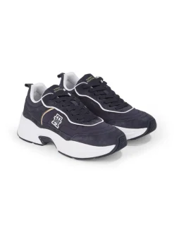 Chunky Runner Ventile Sneakers, Space Blue, 37