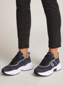 Chunky Runner Ventile Sneakers, Space Blue, 37