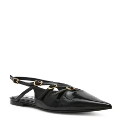 Cianna Slingback Ballerinasko, Black Patent, 40