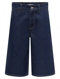 Clair Baggy Bermudashorts, Dark Blue Denim, XL