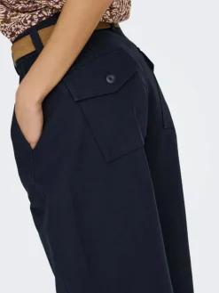 Clair Barrel Bukser, Night Sky, XL/L32