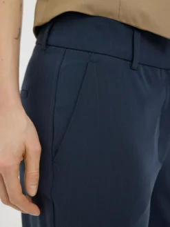 ClaraFV Bukser, Navy Tonal Pin, 31