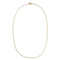 Classic Halskæde, Gold Plated, 45 cm