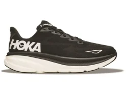 Clifton 9 Sneakers, Black/White, 38 2/3