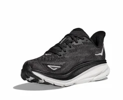 Clifton 9 Sneakers, Black/White, 38 2/3