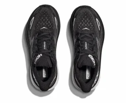 Clifton 9 Sneakers, Black/White, 38 2/3
