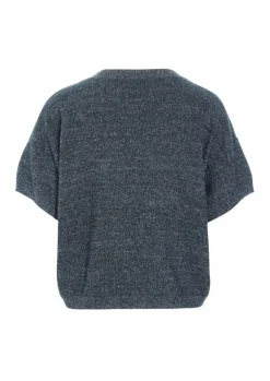 Cloud Cashmere Strikbluse, Salt 'N Pepa, L