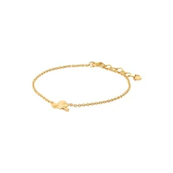 Clover Armbånd, Gold Plated, 15-18 cm