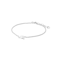 Clover Armbånd, Silver, 15-18 cm