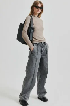 Columdore Denim Bukser, Denim Grey, S