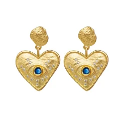 Constantine Øreringe, Gold Plated