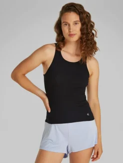 Cotton 3-pak Tank Top, Black, XS