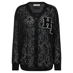 Court Lace Tee, Black, S