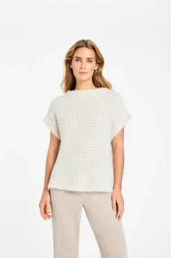 Coya Striktrøje, Off White, XL